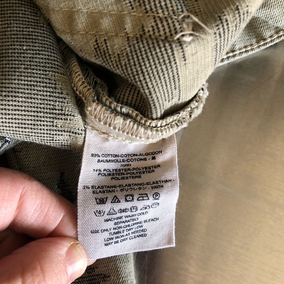 Free People Green Long & Lean High Waist Size 24 - Picture 4 of 9